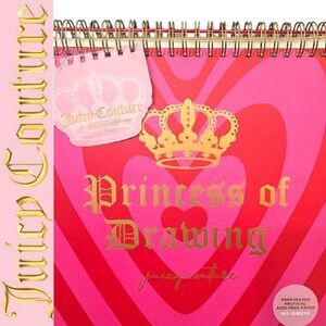 Juicy Couture Home Princess of Drawing Sketchbook